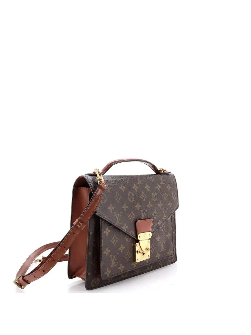 Louis Vuitton Monceau Handbag Canvas #242673L12B
